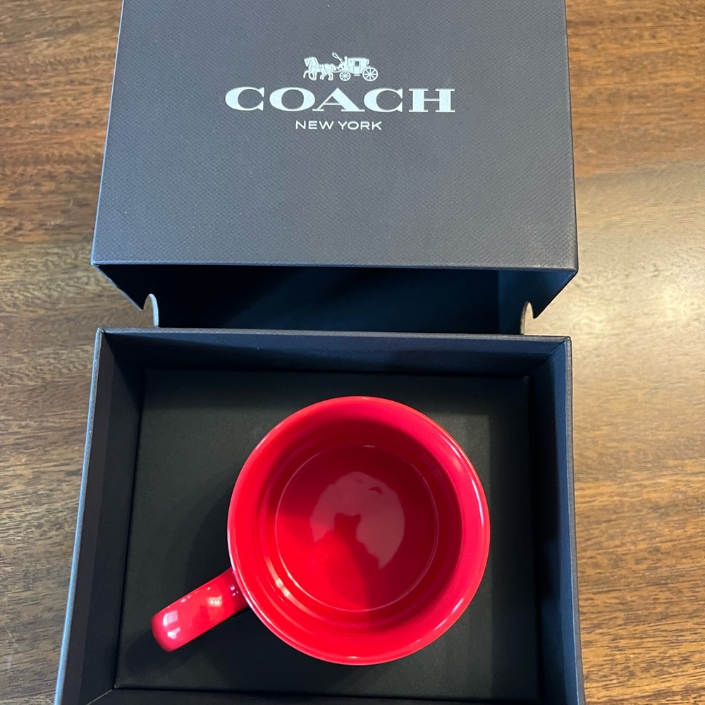 Coach x Disney Red Ceramic Mug